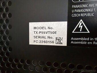 Panasonic Viera TX-P55VT50E - plasmový televizor - 3