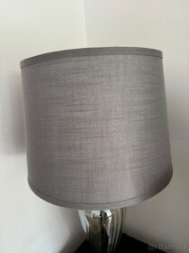 Černo-šedá stolní lampa - 3
