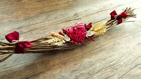 Dekorace - sušené květy, přírodní materiál - 3
