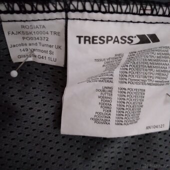 Bunda skapucí ,značka,TRESPASS, vel ,XL, Nová 5 x foto - 3