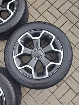 Prodám alu kola Subaru XV s letním pneu - 3