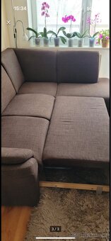 ROZKLÁDACÍ ROHOVÁ SEDAČKA S ÚLOŽNÝM PROSTOREM – 240 × 175 CM - 3