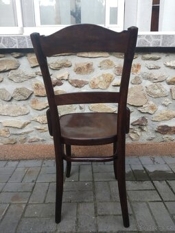 Židle v porenovačním stavu.Thonet. - 3