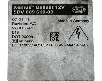 Řídící jednotka plyn.výbojka 5DV009610-00 Škoda Octavia 2 FL - 3