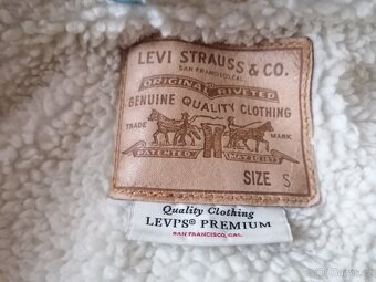 Zimní riflová bunda vel. S - 3