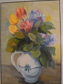 Obraz kytice ve džbánu - 3