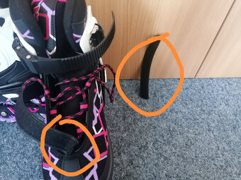Nastavitelné kolečkové brusle ELIITI Purple vel XL -42-45 - 3
