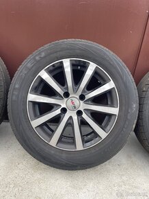ALU kola R15 Platin P69 + letní pneu + TPMS senzory - 3