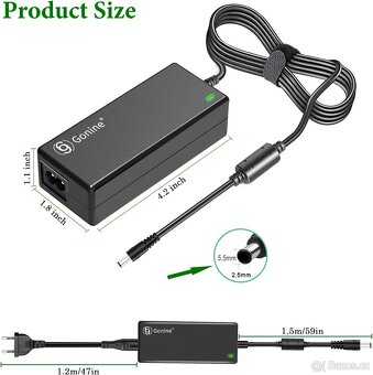 Univerzální napájecí adaptér 19V 65W pro notebooky - 3