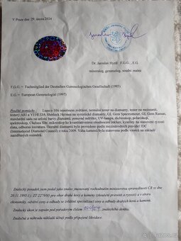 Prodám 18K zlatý náramek se safíry a diamanty - 3