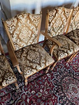 Set dubových jídelních židlí, 4901 - 3