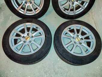 alu kola R16 5x114.3 s pneu 205/55 + tpms senzory - 3