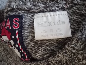 Vánočni svetr s blikajicim nosem vel. 9-10 let - 3