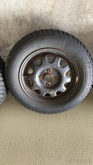 Plechové disky 4x100 R14 pneu vraník - 3