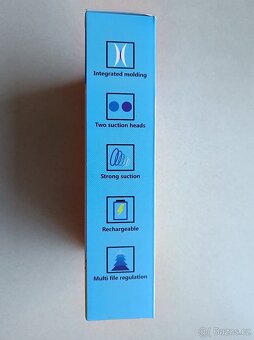 Dětská elektrická odsávačka na nos a uši, teploměr - 3