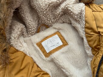 Dětská zimní bunda ZARA, vel. 104cm (3-4 roky) - 3
