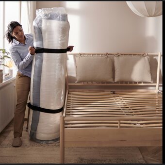 Pěnová matrace IKEA ÅFJÄLL tvrdá/bílá 160x200 cm - 3