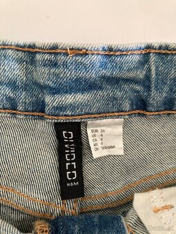 H&M džínové kraťasy S 36 - 3