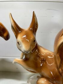 2x krásná veverka Royal DUX 24cm vysoká - 3