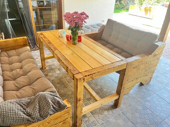 Masivni Terasa - zahradni nábytek 3,2,taburet,stůl - 3