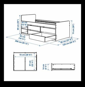 Skříně dvě postele IKEA do dětského pokojicku - 3