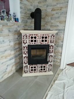 Kachlová krbová kamna Jasmína - 9 kW - 3