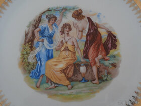 Ozdobný talíř TŘI GRÁCIE, EPIAG MADE IN CZECHOSLOVAKIA 24 cm - 3