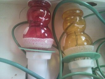 VÁNOČN SVĚTÝLKA retro SNEHULIAK ZLATOKOV - 3