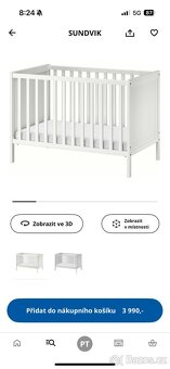 Dětská postýlka IKEA - 3