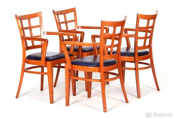 4x nepoškozené židle, křesílka, výroba TON - 3