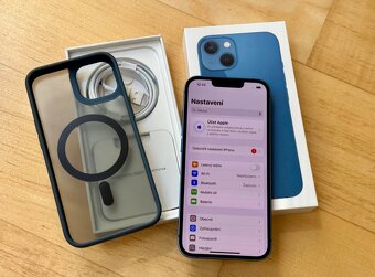 iPhone 13 Blue BATERIE 100% TOP - 3