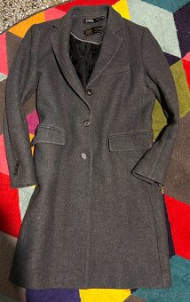 ZARA ELEGANTNÍ  GREY KABÁTEK 40 M - 3