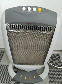 Otočné halogenové topení, topný přístroj, přímotop - 3