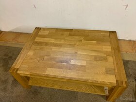 Konferenční stolek dubový masiv - 3