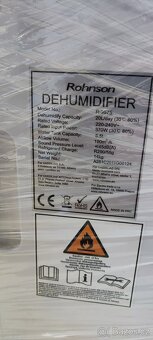 Odvlhčovač a čistička vzduchu Rohnson R-9575 + nový filtr - 3