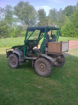 Malotraktor domácí výroby 4x4 - 3