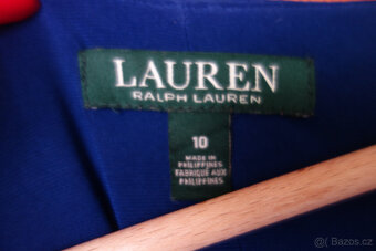 kobaltové šaty RALPH LAUREN vel 10/ M-L - 3