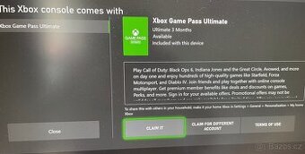 Xbox Series S 500 GB + 3M Gamepass Ultimate - 3