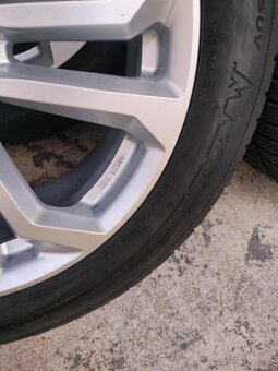 4ks alu disky 5x108 R19 pneu 6,5mm 235/55 r19 - 3