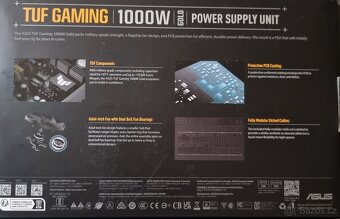 Nový zdroj Asus TUF Gaming 1000W Gold plně modulární, 80+ Go - 3
