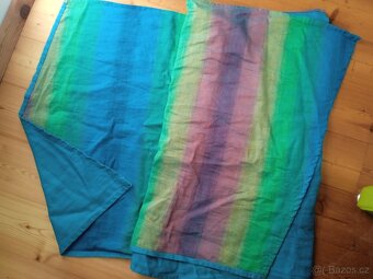 Šátek Natibaby Rainbow Blue, 4,6 m, nový - 3