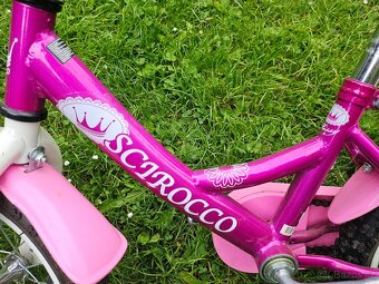 Dívčí kolo vel. 14" Scirocco - Missy s přídavnými kolečky - 3