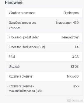 Mobilní telefon zn. "HONOR 7A" - jako nový - 3