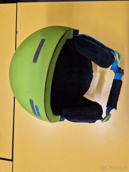 Detska lyzarska helma + nove bryle, velikost S/M - 3