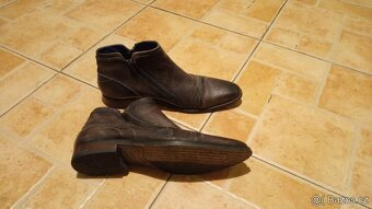Kožená kotníková obuv zn. Bugatti, vel. 46 - 3