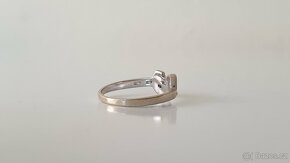 Prsten bílé zlato - 3