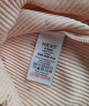 Žebrované triko Next, vel. 104/110 - 3