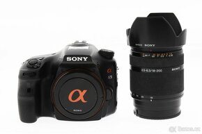 Zrcadlovka Sony a65 + 18-200mm + Brašna - 3