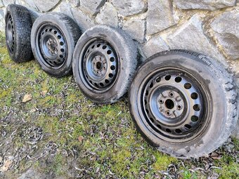 Zimní kola na plechových discich 155/65 R14 - 3