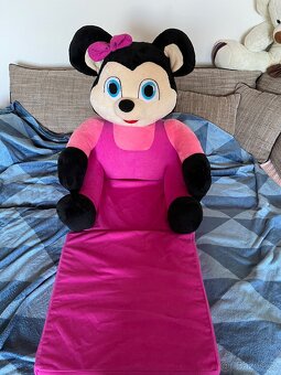 Dětské plyšové rozkládací křesílko Minnie - 3